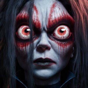 8x10 photo evil eyes